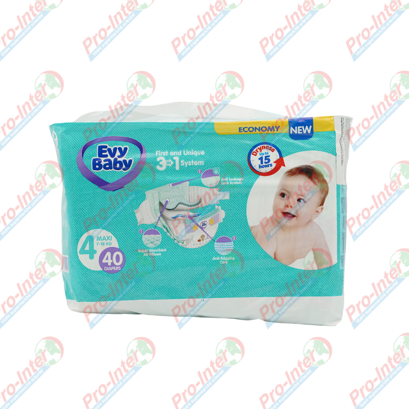 Evy Baby Couches pour bébés T4 (x40) Evy Baby Couches pour bébés T4 (x40)