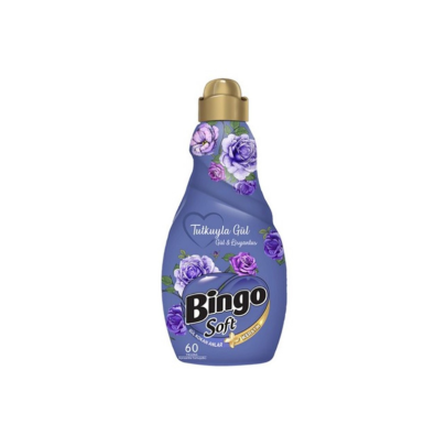 Bingo adoucissant "Soft" parfum rose et lisianthus 1,44 l