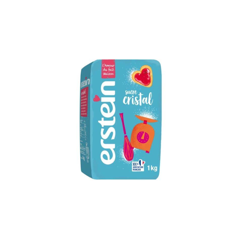 Erstein Sucre cristal 1 kg Erstein Sucre cristal 1 kg
