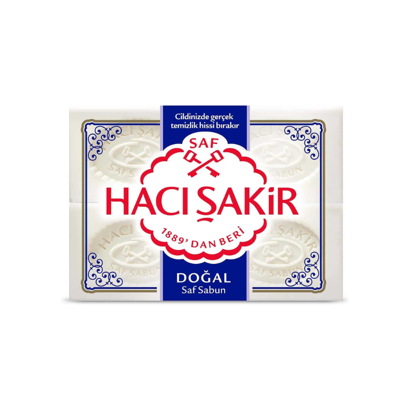 Haci Sakir Savon blanc pure et naturel (4x150) 600g Haci Sakir Savon blanc pure et naturel (4x150) 600g