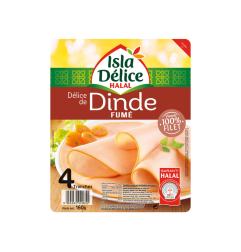 Isla Délice Jambon de dinde fumé en tranches 160 g