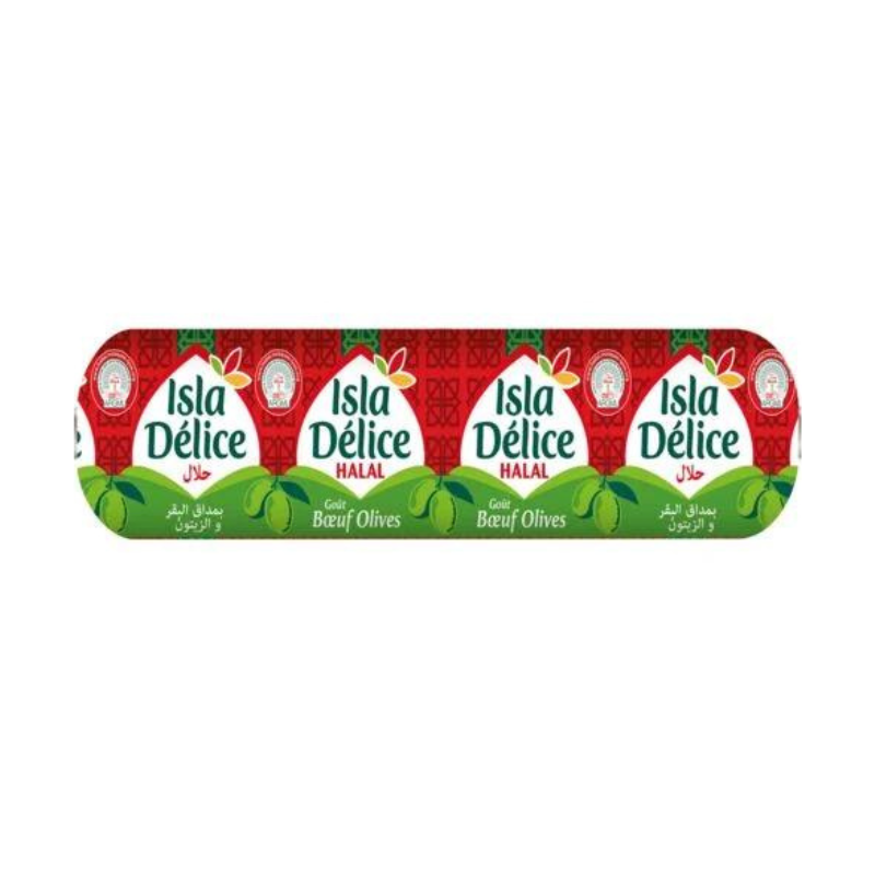 Isla Délice saucisson goût bœuf aux olives 500 g Isla Délice saucisson goût bœuf aux olives 500 g