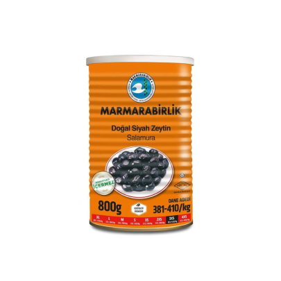 Marmarabirlik Olives noires entières 3 XS 800 g