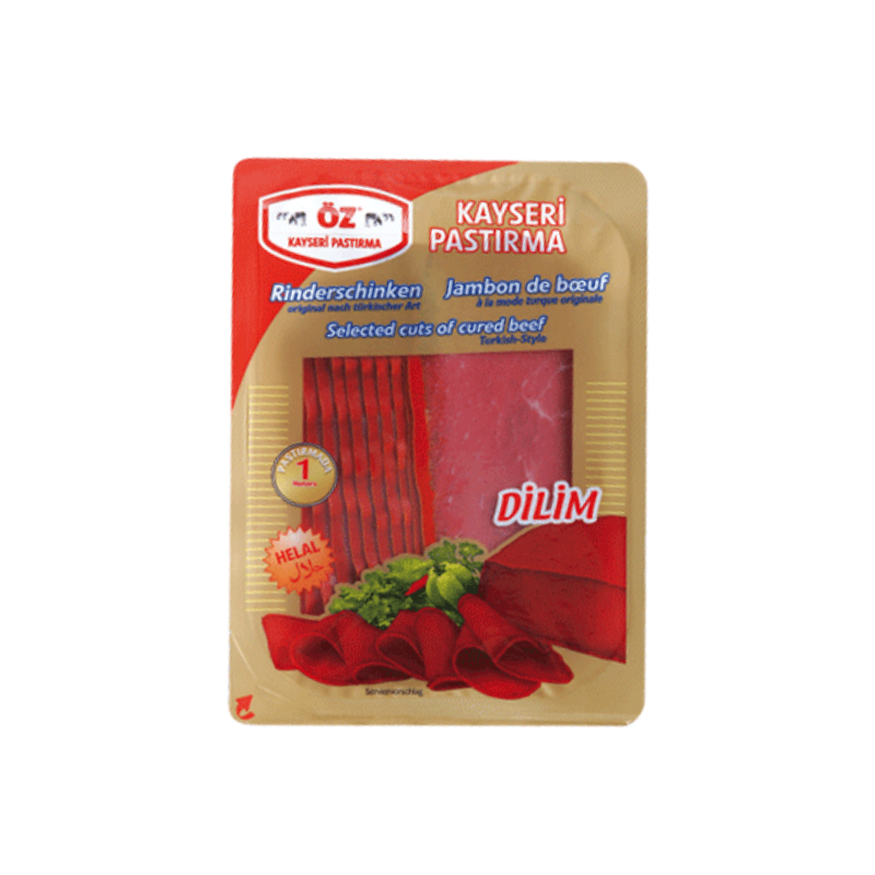 Öz Pastirma de bœuf en tranches 100 g Öz Pastirma de bœuf en tranches 100 g