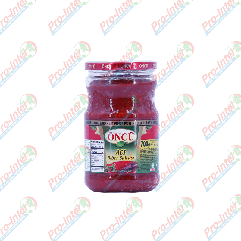 Oncü Purée de poivrons piquants 700 g Oncü Purée de poivrons piquants 700 g
