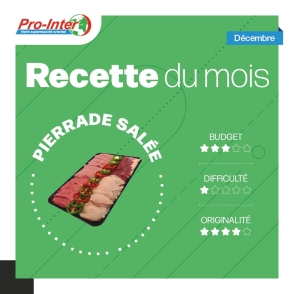 Recette du mois